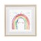 Stupell Industries Cute Smiling Rainbow Framed Print Under Glass, design by Creative Studio